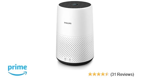 Philips AC0820/30 Series 800 Compact Air Purifier for Small Rooms, Captures 99.5% of Airborne Viruses, Real Time Air Quality Feedback, Anti-Allergen, Reduces Odours and Gases, HEPA Filter, 22 W: Amazon.co.uk: Kitchen & Home